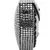 Anekaant Mosaic Silver, Black & Yellow Metal Floral Mosaic Clutch