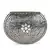 Anekaant Mosaic Silver & White Metal Floral Mosaic Clutch