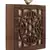 Anekaant Balk Brown & Gold Wooden Abstract Wooden Sequined Clutch