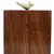 Anekaant Balk Brown & Gold Wooden Abstract Wooden Sequined Clutch
