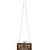 Anekaant Balk Brown & Gold Wooden Abstract Wooden Sequined Clutch