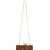 Anekaant Balk Brown & Gold Wooden Ethnic Motifs Wooden Sequined Clutch