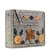 Anekaant Mosaic Silver & Multi Metal & Stone Floral Mosaic Clutch