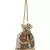 Anekaant Dangle Beige & Multi Faux Silk Floral Embellished potlibags