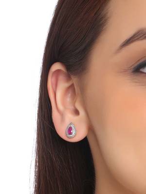 Red earrings 2