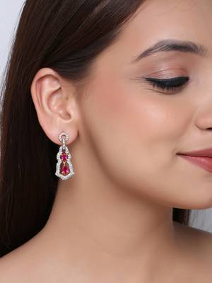 Red earrings 2