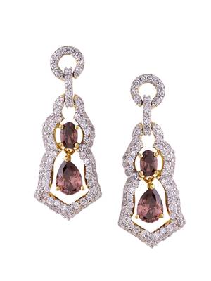 Purple earrings 1