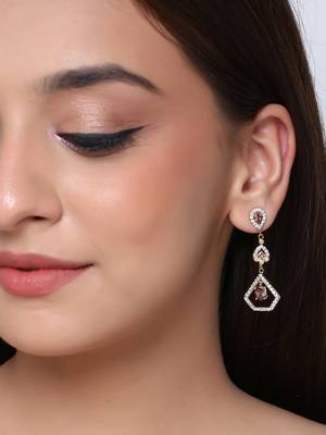 Purple earrings 2