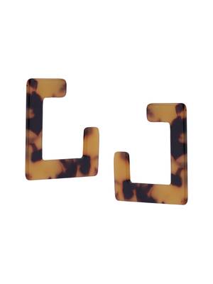 Brown earrings 1
