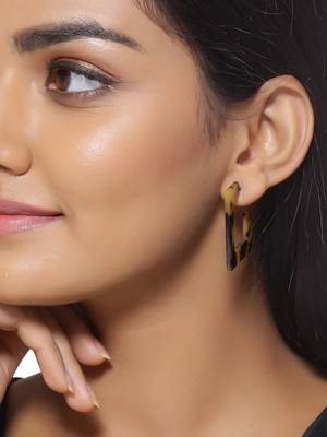 Brown earrings 2