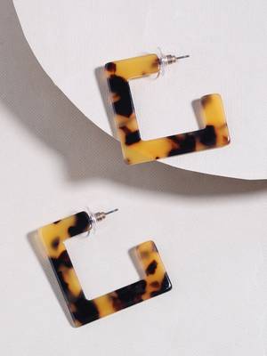 Brown earrings 3