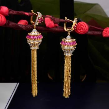 Red earrings 2