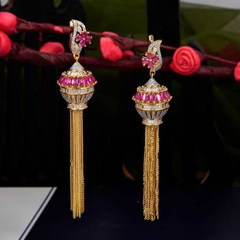 Red earrings 3
