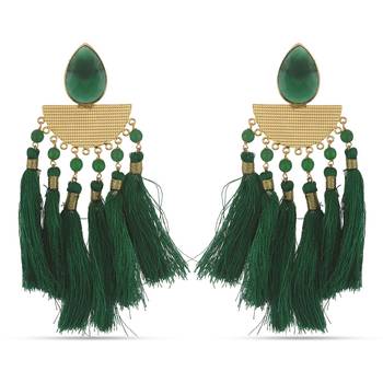 Green earrings 3