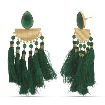 Green earrings 4