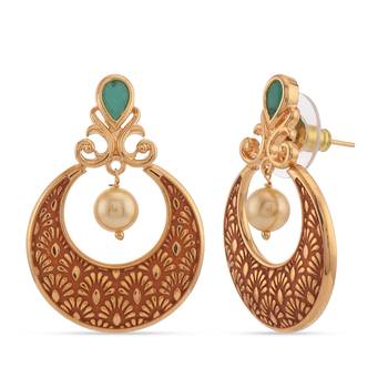 Green earrings 3