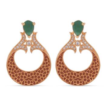 Green earrings 1