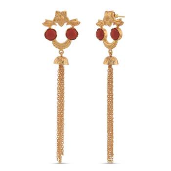 Red earrings 3