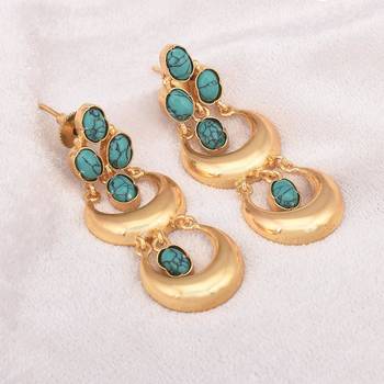 Sky blue earrings 2