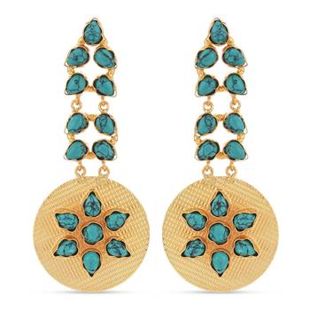 Sky blue earrings 1