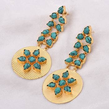 Sky blue earrings 2