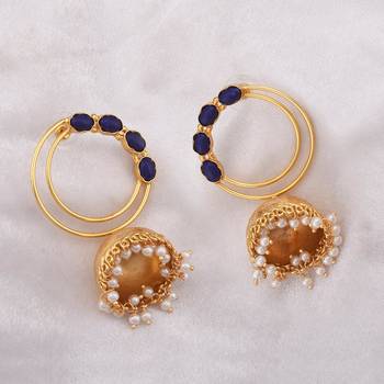 Blue earrings 2