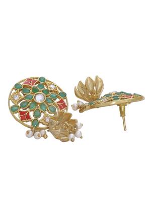 Green earrings 4