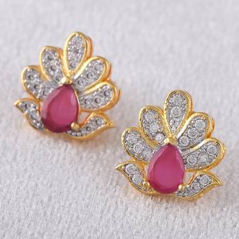 Red earrings 2