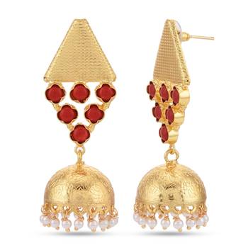 Red earrings 3