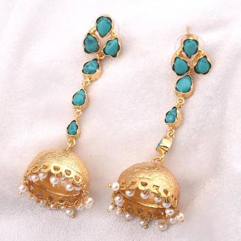 Sky blue earrings 2