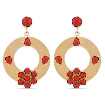 Red earrings 1
