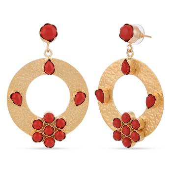 Red earrings 2