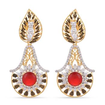 Red earrings 1