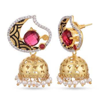 Red earrings 4