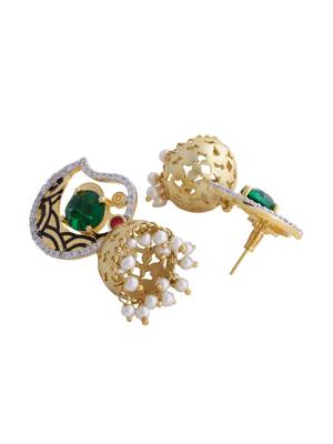 Green earrings 4