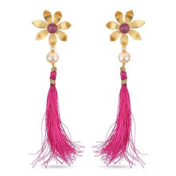 Pink earrings 1