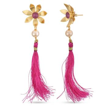Pink earrings 2