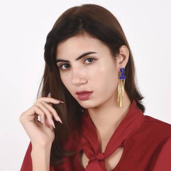 Blue earrings 2