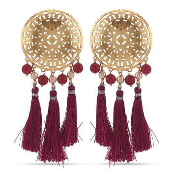 Green earrings 1