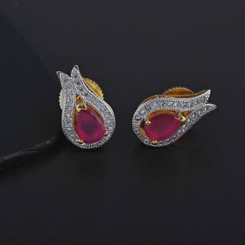 Red earrings 2