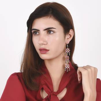 Orange earrings 2
