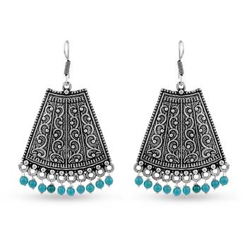 Sky blue earrings 1