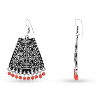 Red earrings 2