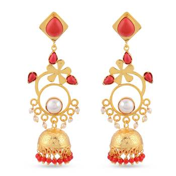 Red earrings 1