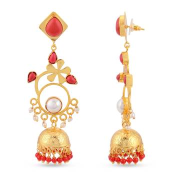 Red earrings 2