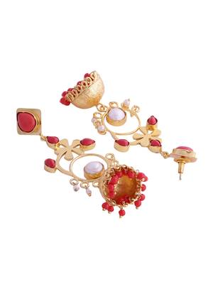 Red earrings 4