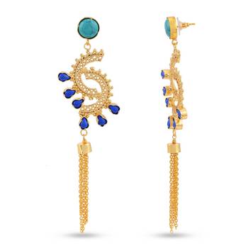 Blue earrings 2
