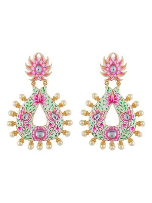 Green earrings 1
