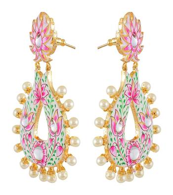 Green earrings 2