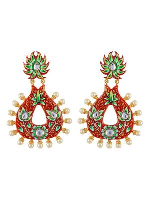 Green earrings 1